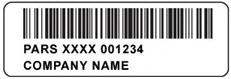 shipping pars label